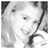 Child Smiling (charcoal)